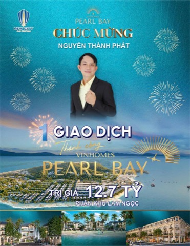 Mẫu chúc mừng Vinhomes Pearl Bay